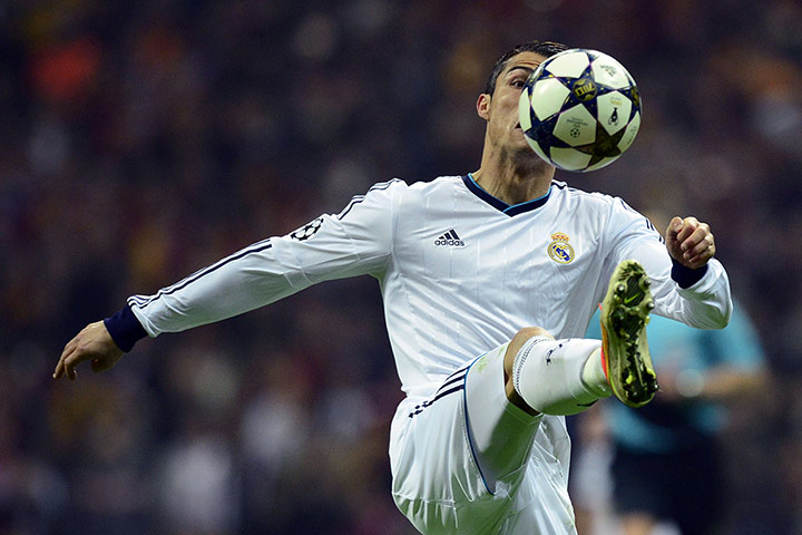 Galatasary versus Madrid: Real Madrid's Cristiano Ronaldo