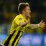 Dortmund against Malaga: Dortmund's striker Marco Reus celebrates