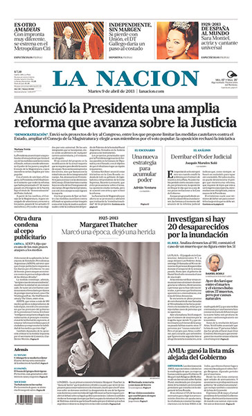 World Maggie front pages : Thatcher International newspaper front pages 