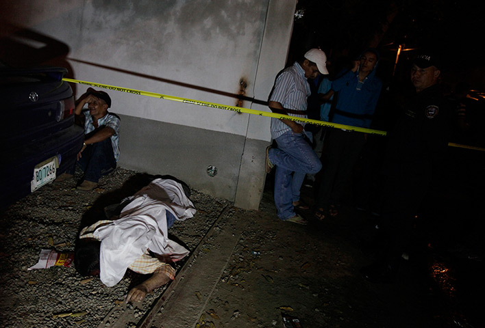 from the agencies: Jorge Cabrera in San Pedro Sula, Honduras; the world's most violent city