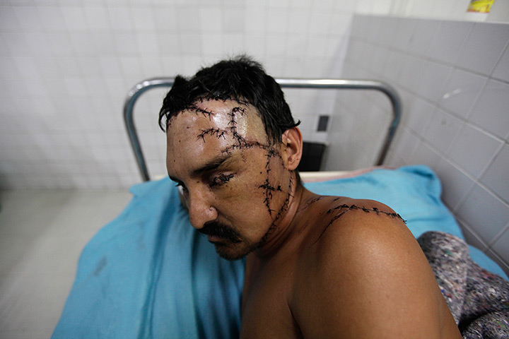 from the agencies: Jorge Cabrera in San Pedro Sula, Honduras; the world's most violent city