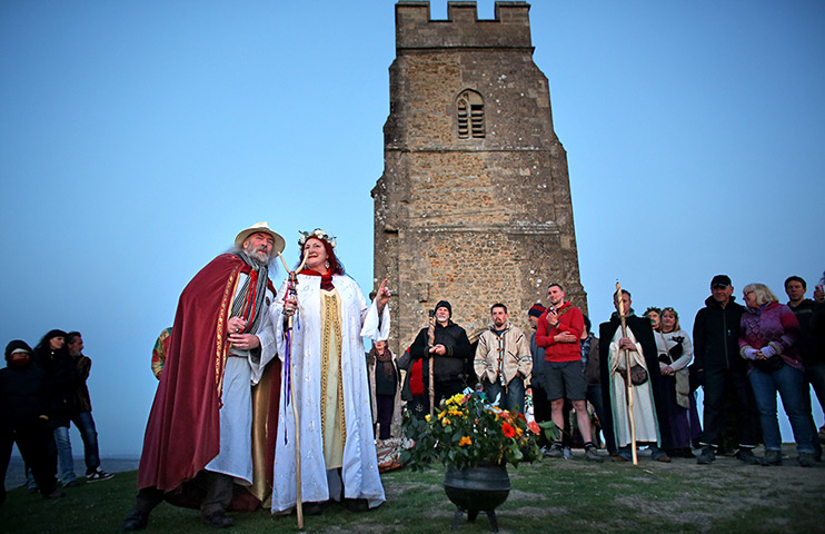 May Day: May Day Dawn Celebrations On Glastonbury Tor