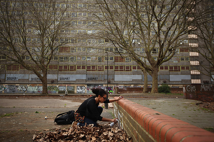 from the agenices : Dan Kitwood at the Heygate Estate in South London