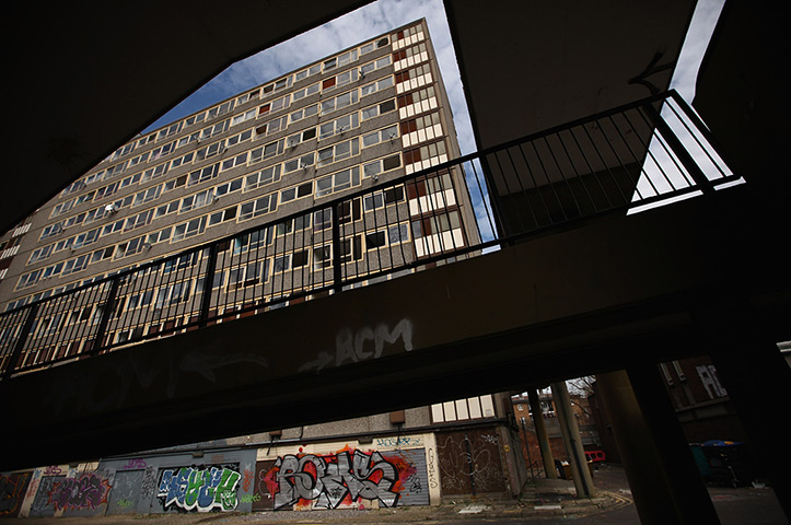 from the agenices : Dan Kitwood at the Heygate Estate in South London