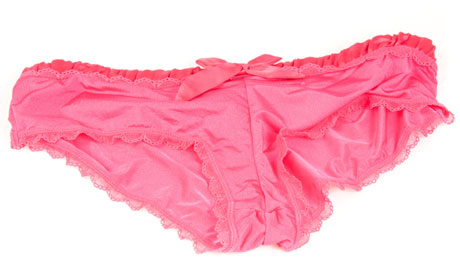 pink panties. Image shot 2012. Exact date unknown.