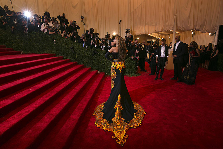 20 Photos: Singer Beyonce at the Metropolitan Museum of Art Costume Institute Benefit