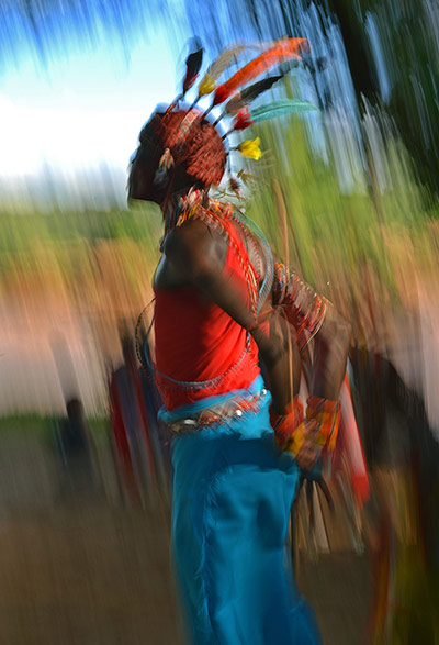 20 Photos: A member of the Samburu tribe dances in Kenya