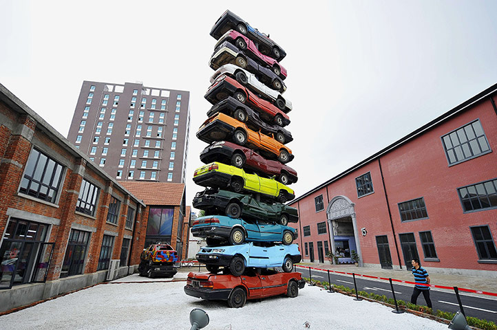 20 Photos: The sculpture Rebirth 2013 at the Creative Culture Park in Wuhan, China