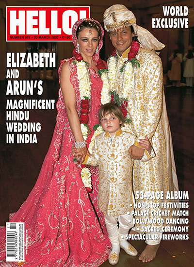 Hello!: Elizabeth Hurley and Arun Nayar