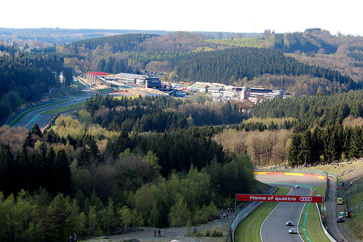 spa: Heading into Pouhon amid the unique scenery of the Ardennes mountains