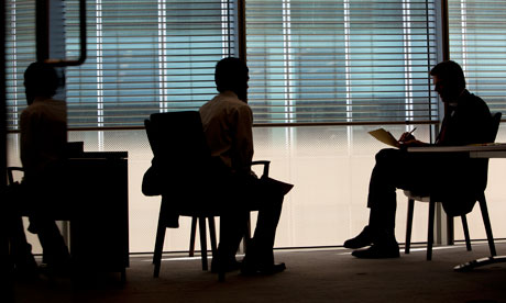 Student being interviewed