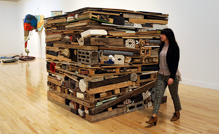 Tate rehang: Stack by Tony Cragg 