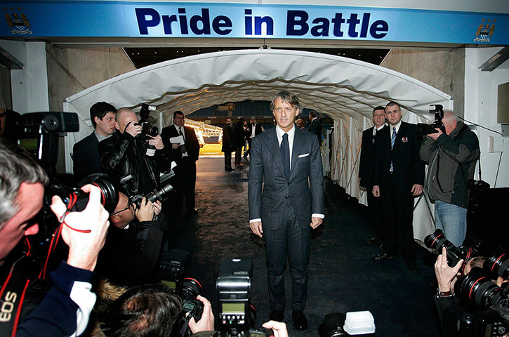 Mancini at Man City: Mancini joins City