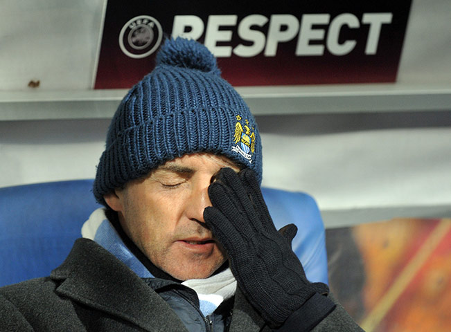 Mancini at Man City: Loss to Kiev