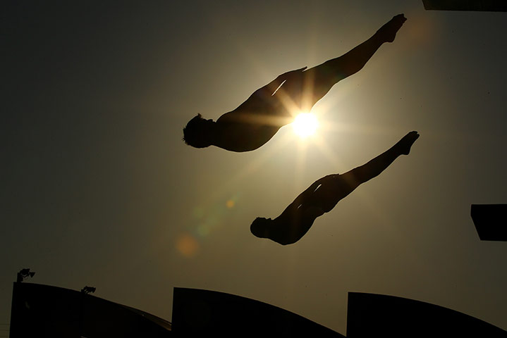 USA Diving Grand Prix: Synchronised dive