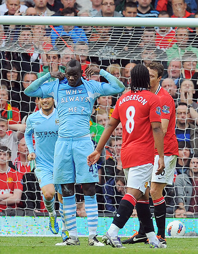 Man City: Manchester City's Italian striker Mario Balotelli