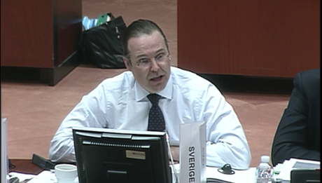 Sweden's finance minister, Anders Borg
