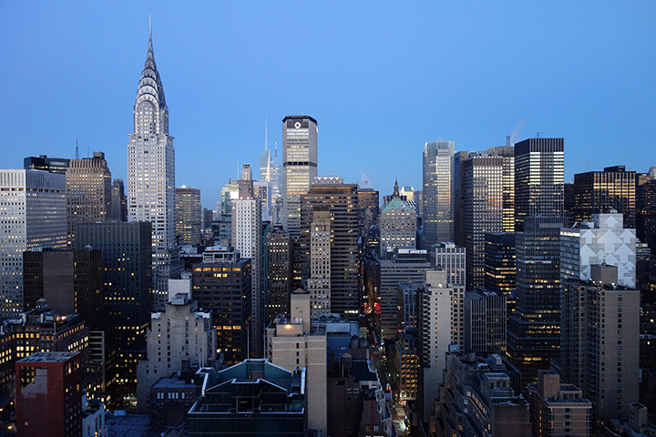 Your Pictures - skylines: New York skyline against blue sky