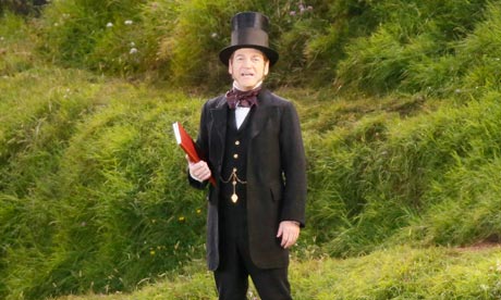 Kenneth Branagh as Isambard Kingdom Brunel in the Olympic opening ceremony