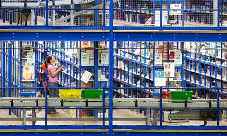 Amazon distribution centre in UK