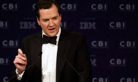 George Osborne speaks at CBI annual dinner