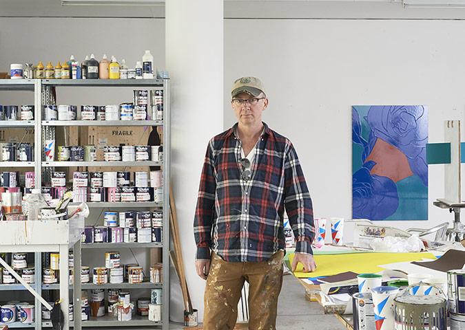 Gary Hume: Gary Hume in his London studio