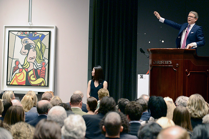 Record auctions: Christie's Post -War & Contemporary  Art Auction