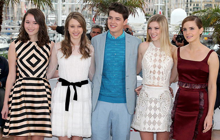 Cannes photocalls: Cast members Katie Chang, Taissa Farmiga, Israel Broussard, Claire Julien a