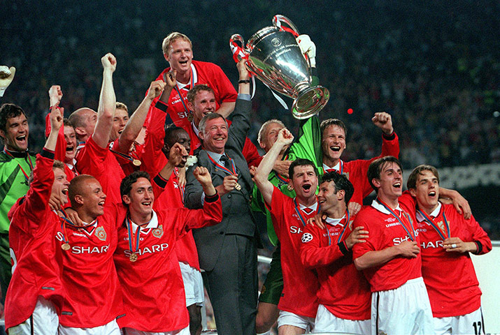 beckham's career: 26th MAY 1999. UEFA Champions League Final.