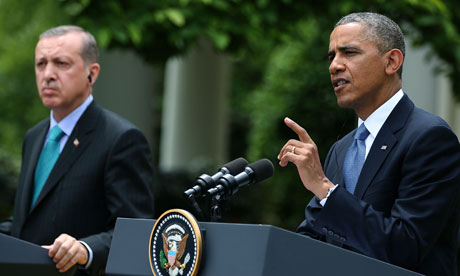 Obama And Turkish PM Erdogan