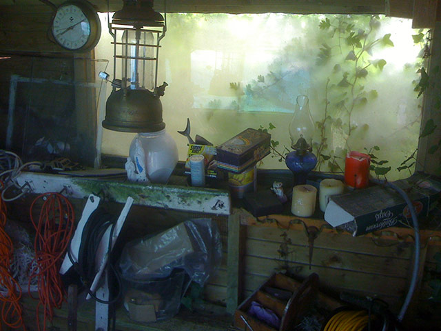 Family photography: The Inside of My Dad's Shed/ The Inside of My Dad's Head, May 2010