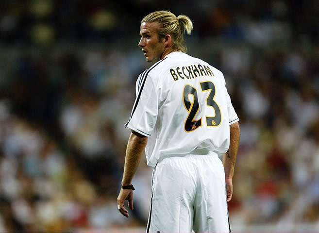 Beckham hair: FILE: David Beckham To Retire From Football At End Of Season