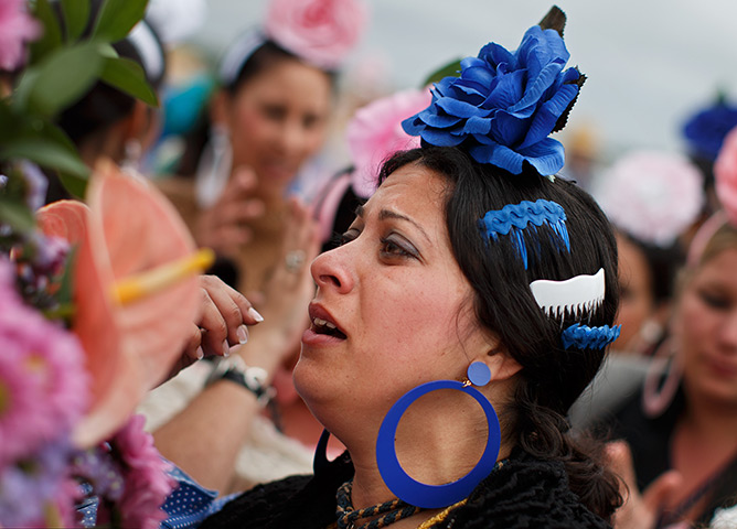 Pilgrims: A pilgrims of the Chipiona hermandades