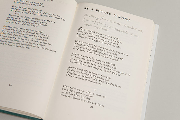 From the margins: Seamus Heaney