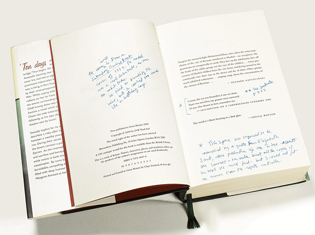 From the margins: Margaret Atwood