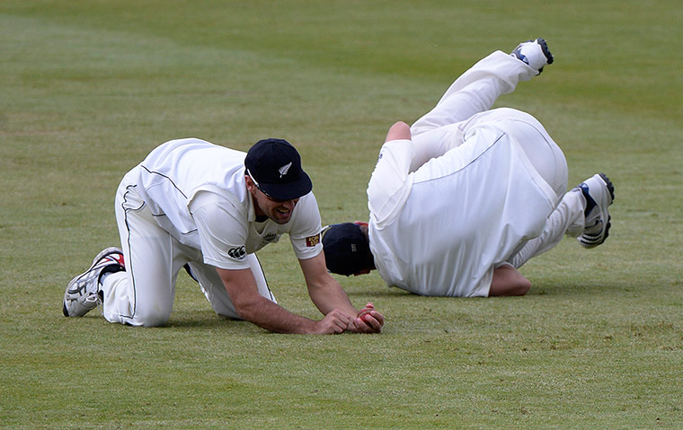 England v NZ at Lord's: Brownlie catch