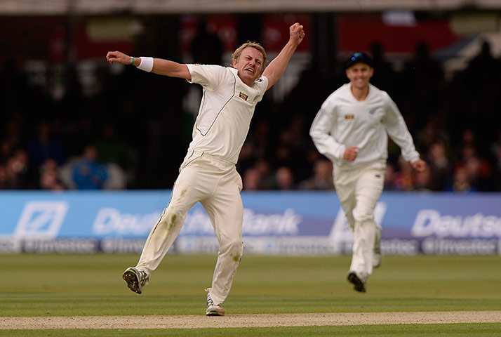 England v NZ at Lord's: Wagner wicket