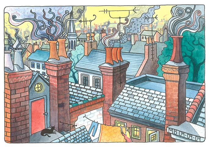 Share your art - Home: Washing Day by Martin Barker