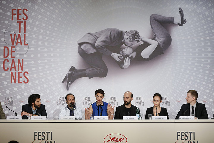 The Past: Berenice Bejo talks during the press conference for The Past