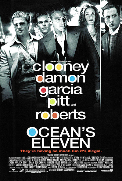 Classic film posters: Oceans Eleven: draft 5 