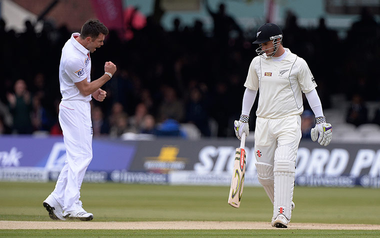 England v NZ: day two: Rutherford out