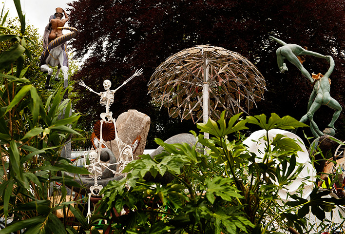 Chelsea flower show: Preparations at Chelsea Flower Show 2013