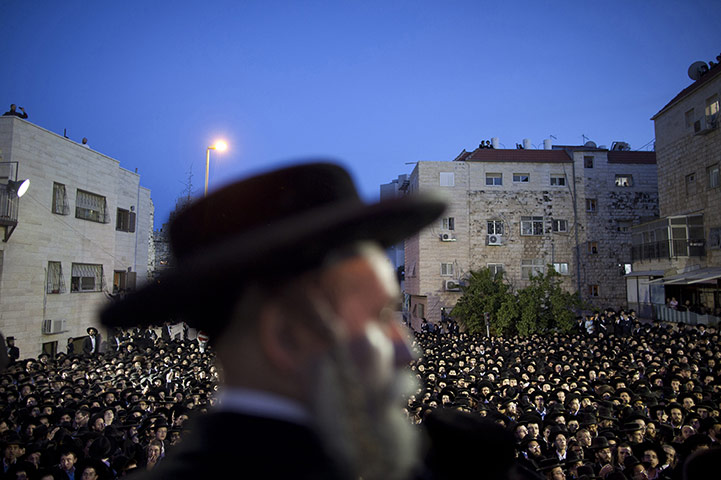 20 Photos: Ultra-Orthodox Israelis Rally In Protests Against Army Drafts