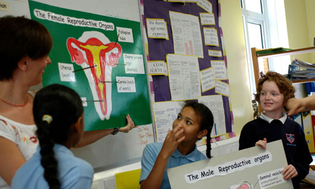 Sex education at a school in Lambeth
