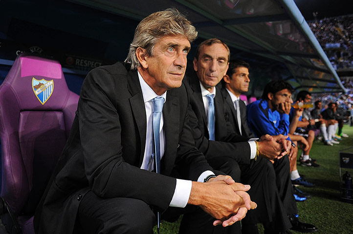 Managers merry-go round: Malaga head coach Manuel Pellegrini