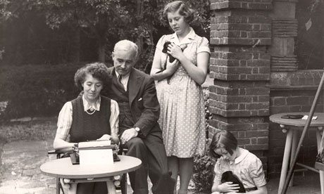 Enid Blyton and family