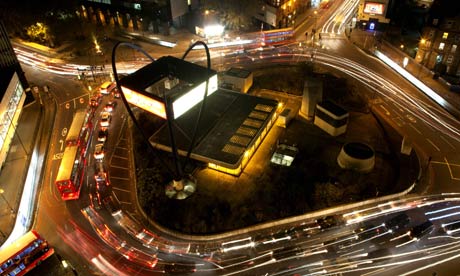 Tech City's Silicon Roundabout at Old Street