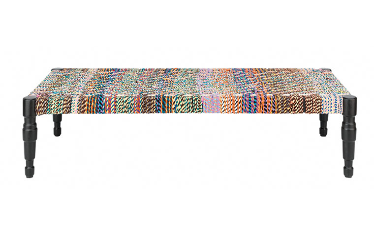 homes - 70s: multi-coloured daybed