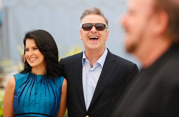 Cannes photocalls: Alec Baldwin and his wife Hilaria Thomas at the photocall for Seduced and A