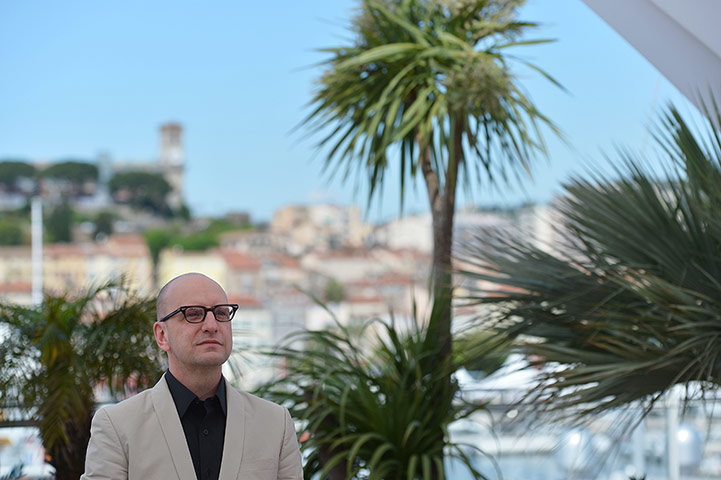 Cannes photocalls: Steven Soderbergh at the photocall for his film Behind the Candelabra